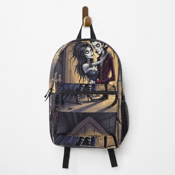 Item preview, Vampire romance Gothic illustration art designed and sold by Vintage Designs +.