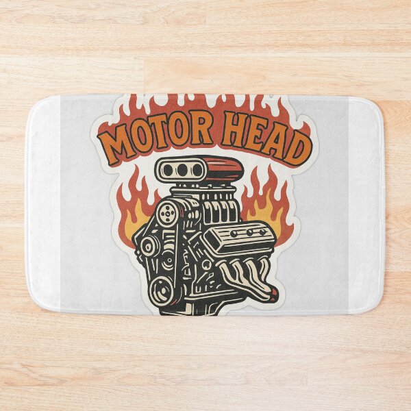 Item preview, Motor Head Vintage Engine Sticker — Perfect for Mechanics, Gearheads & Car Lovers designed and sold by MonkArts69.