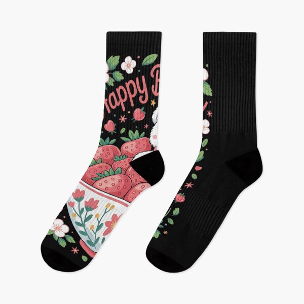Item preview, Strawberry Bear Artwork Strawberry Fruit Colourful Floral  designed and sold by NailMolisa.