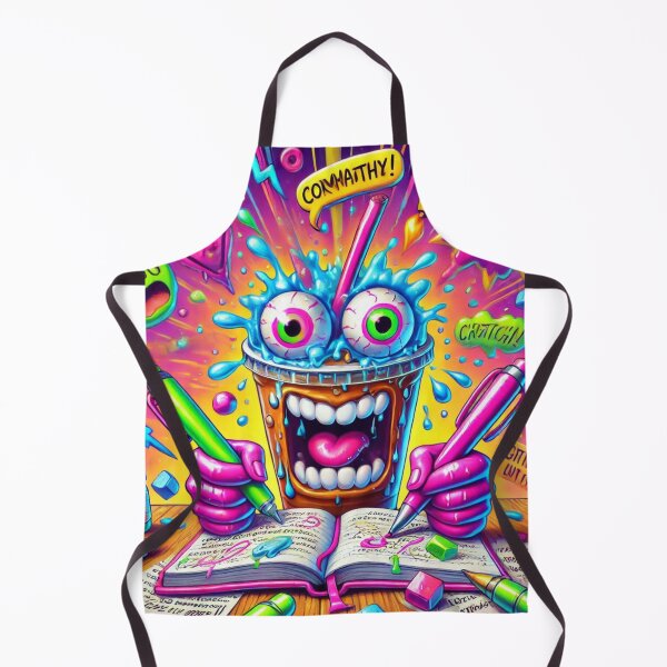 Item preview, Caffeinated Madness – Exploding Brain Coffee Cup Art designed and sold by ComedyInkFactor.
