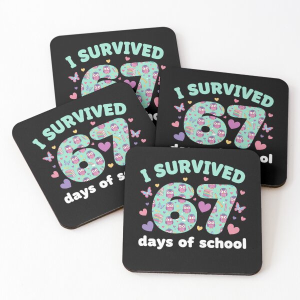 Item preview, Funny of Meme Days I School Student Teacher Classic 67 67 Survived designed and sold by SteveSaccoro.