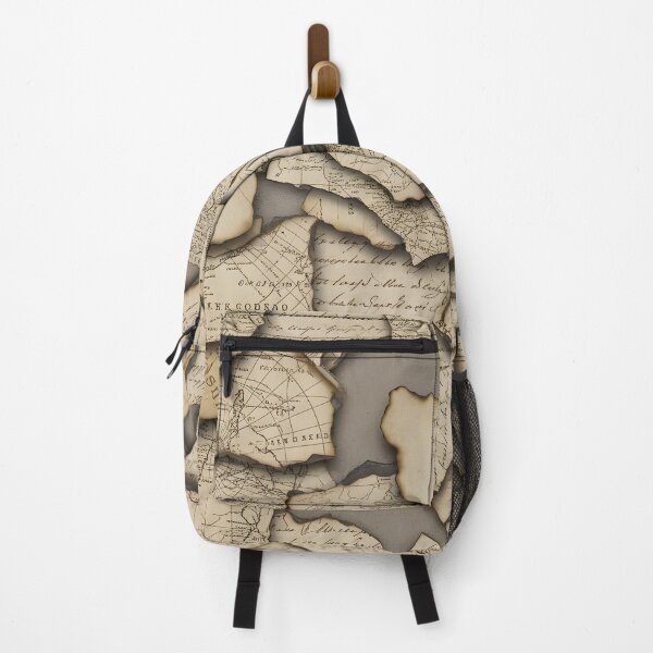 Item preview, Burnt Vintage Map Fragments designed and sold by Kaleidoscope Print.