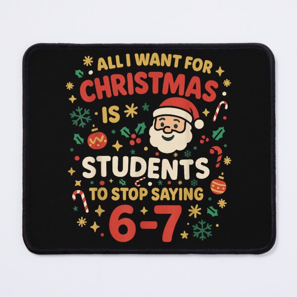 Item preview, Teacher Funny Christmas Wish Stop Saying Classroom Holiday Design designed and sold by Suzu Comena.