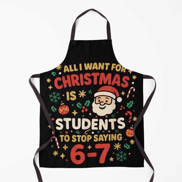 Item preview, Teacher Funny Christmas Wish Stop Saying Classroom Holiday Design designed and sold by Suzu Comena.