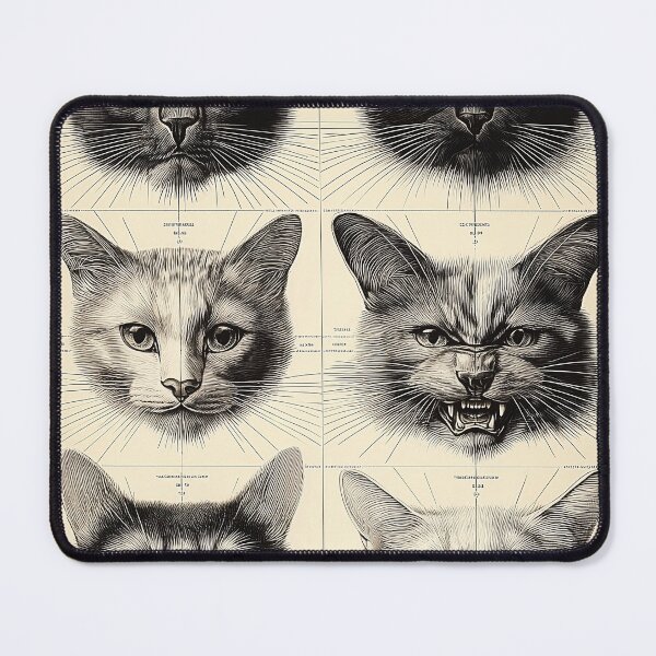 Item preview, Six Cat Faces in Detailed Study designed and sold by lautir.