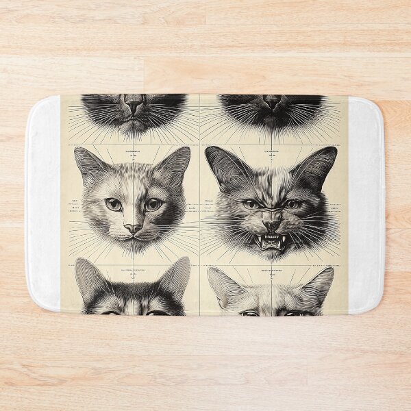 Item preview, Six Cat Faces in Detailed Study designed and sold by lautir.