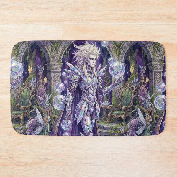 Item preview, Fantasy Elf summoner wizard illustration art designed and sold by Vintage Designs +.