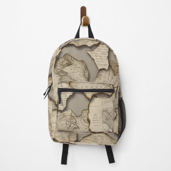 Item preview, Burnt Antique Atlas Pieces designed and sold by Kaleidoscope Print.