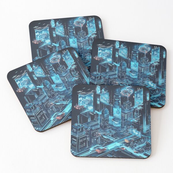 Item preview, Neon Metropolis designed and sold by ONYX Pixee.