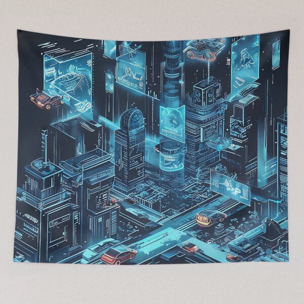 Item preview, Neon Metropolis designed and sold by ONYX Pixee.