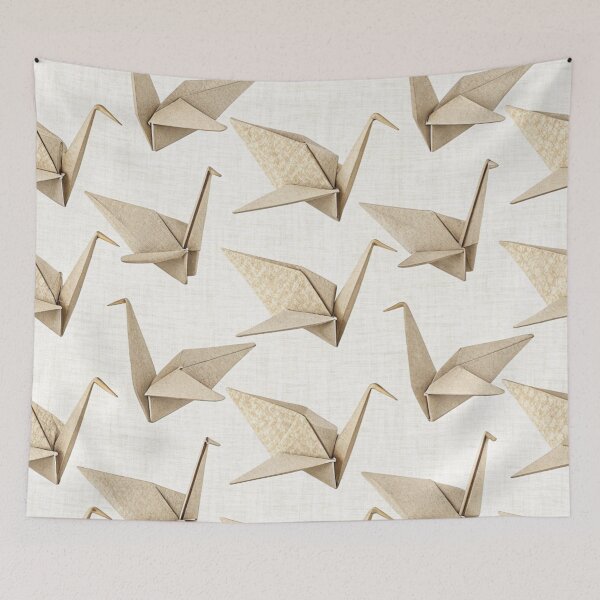 Item preview, Minimalist Origami Crane Pattern designed and sold by Lucky 777.