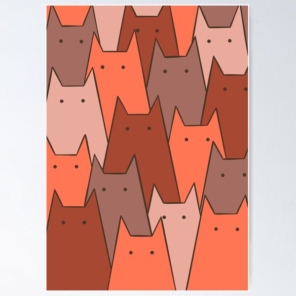 Item preview, Cats in red designed and sold by mimi111art.