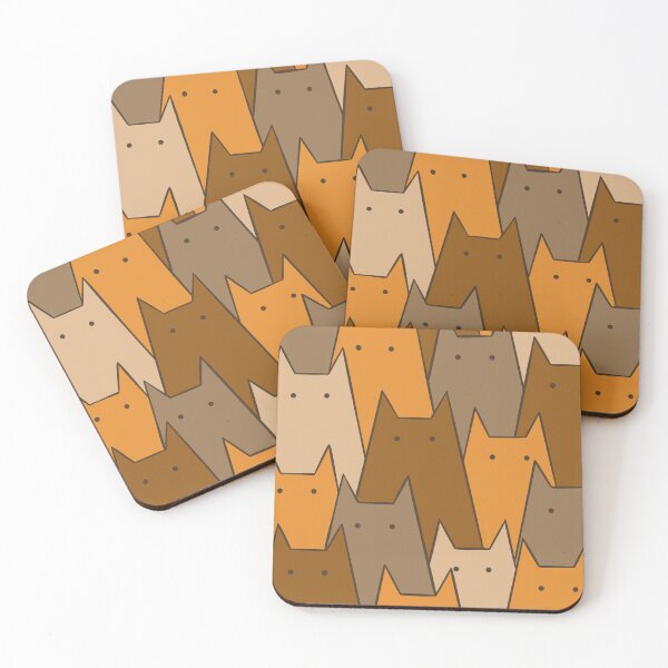 Item preview, Cats in orange designed and sold by mimi111art.