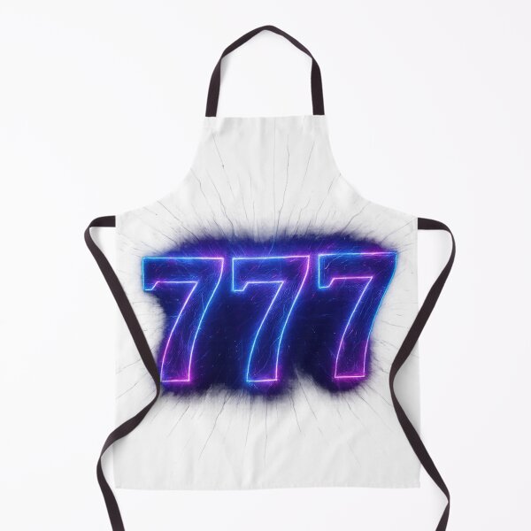 Item preview, Mystic Neon Angel Number 777 Glow designed and sold by HiteshArt111.