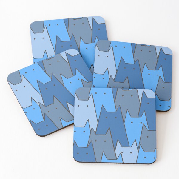 Item preview, Cats in blue designed and sold by mimi111art.