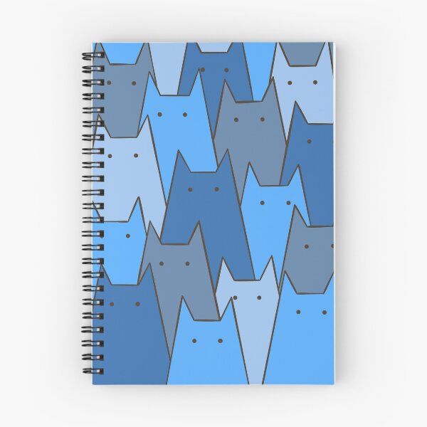 Item preview, Cats in blue designed and sold by mimi111art.