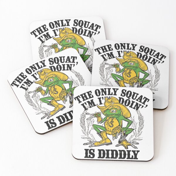 Item preview, The Only Squat I'm Doin' Is Diddly Shirt, Funny Cowboy Frog T Shirt, Western Humor Gift, Lazy Gym Shirt, Sarcastic Western, Diddly Squat Tee designed and sold by Printsouf.