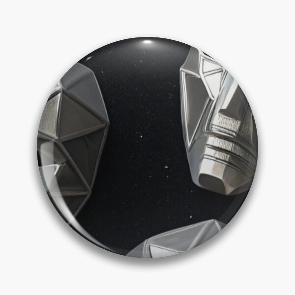 Item preview, Futuristic Geometric Metal Masks Pattern designed and sold by Lucky 777.