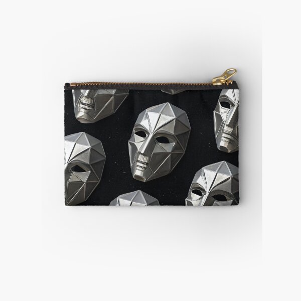 Item preview, Futuristic Geometric Metal Masks Pattern designed and sold by Lucky 777.