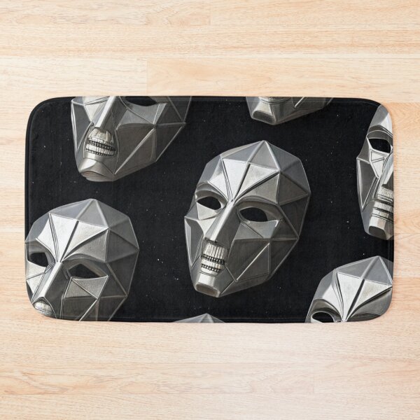 Item preview, Futuristic Geometric Metal Masks Pattern designed and sold by Lucky 777.