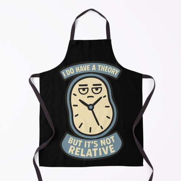 Item preview, Funny Physics Humor Warped Clock Theory Design designed and sold by TeeTimeTreasure.