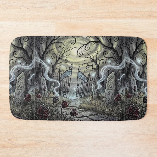 Item preview, Corrupted ancient celtic garden illustration gothic horror art designed and sold by Vintage Designs +.