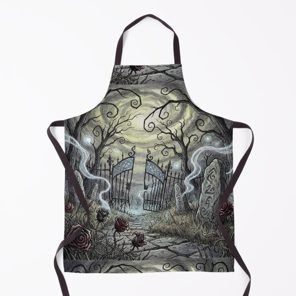 Item preview, Corrupted ancient celtic garden illustration gothic horror art designed and sold by Vintage Designs +.