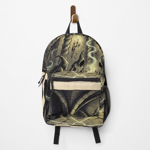 Item preview, Occult Cellar Ritual in druidic celtic castle garden illustration gothic horror art designed and sold by Vintage Designs +.