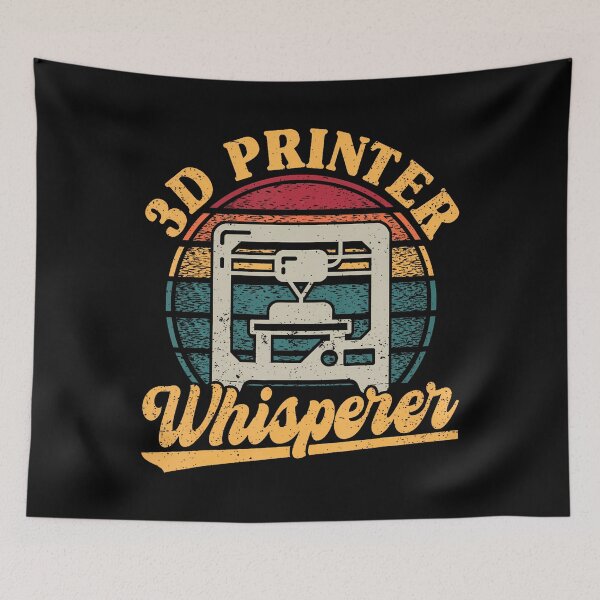 Item preview, 3D Printer Whisperer Retro Filament 3D Printing Men designed and sold by CleoRoseanna.