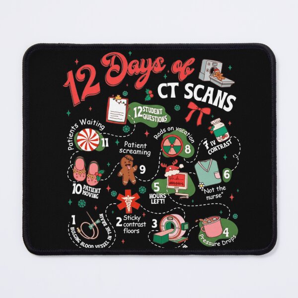 Item preview, Twelve Days Of CT Scans Funny Radiology Medical Professional Gift designed and sold by Chaya Reid.