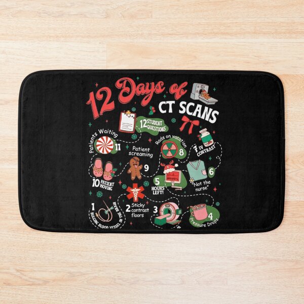 Item preview, Twelve Days Of CT Scans Funny Radiology Medical Professional Gift designed and sold by Chaya Reid.