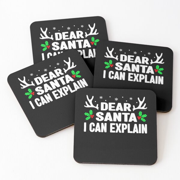 Item preview, I Christmas The Explain Naughty List Santa Dear Funny On Can Santa designed and sold by JoelyNavarro.