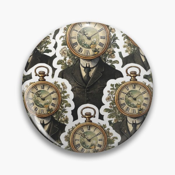 Item preview, Infinite Mind Clock Sticker designed and sold by MonkArts69.
