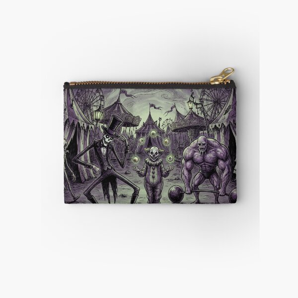 Item preview, Creepy Horror Carnival nightmare illustration art designed and sold by Vintage Designs +.