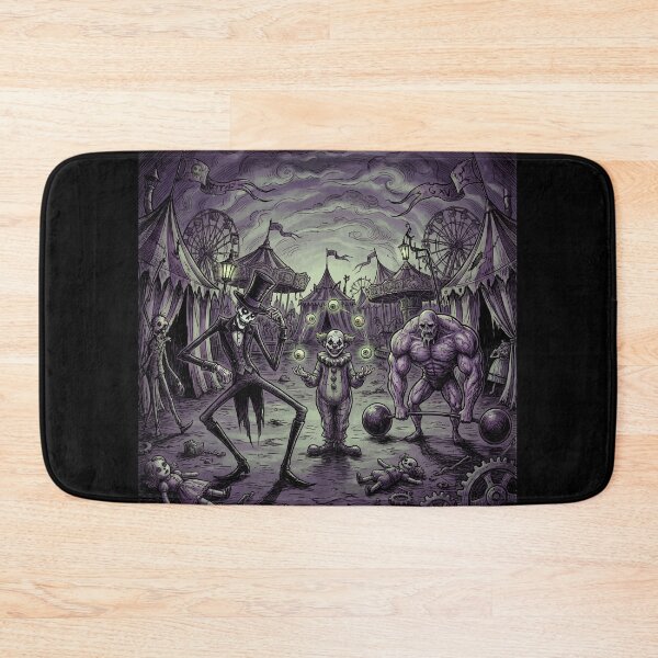 Item preview, Creepy Horror Carnival nightmare illustration art designed and sold by Vintage Designs +.