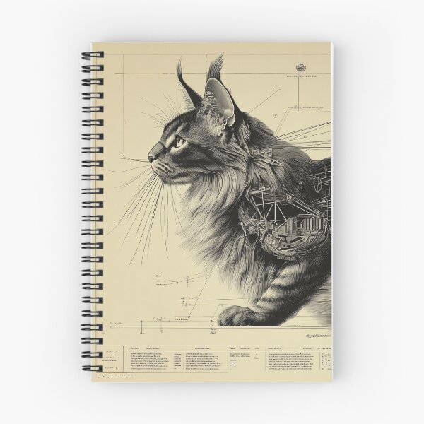 Item preview, Mechanical Anatomy of a Cat designed and sold by lautir.