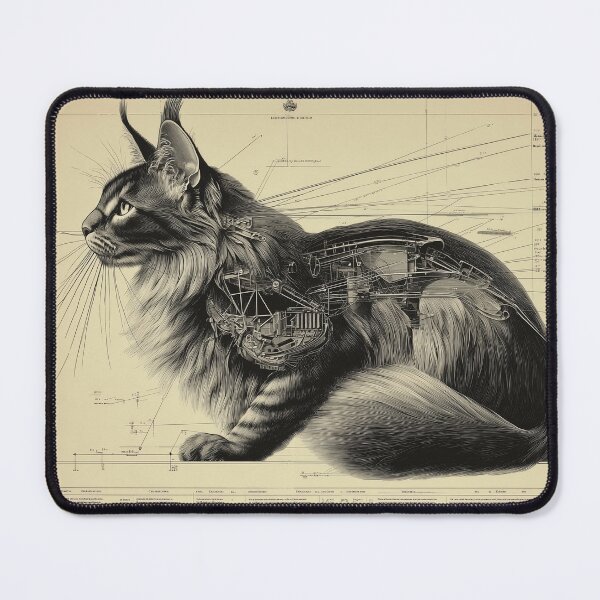 Item preview, Mechanical Anatomy of a Cat designed and sold by lautir.