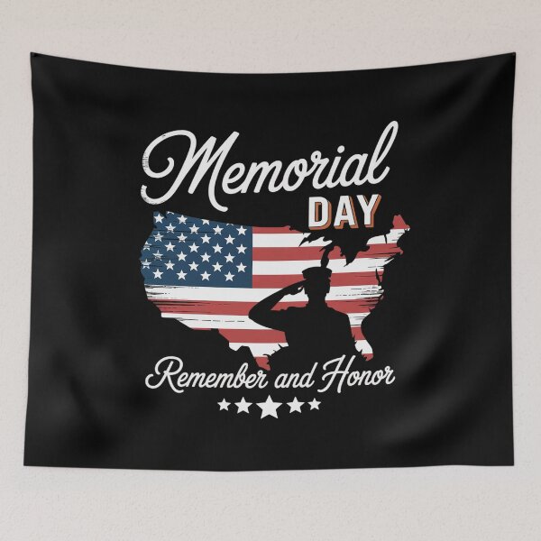 Item preview, Remember And Honor Memorial Day Patriotic Flag Veteran'S Day designed and sold by MeowtivationP.