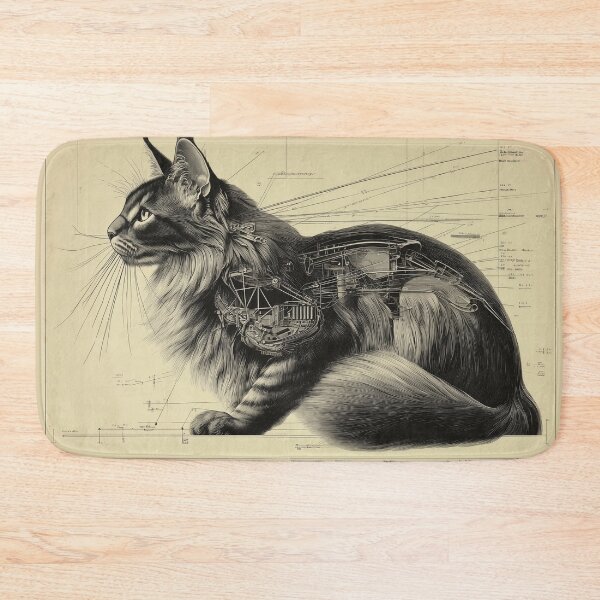Item preview, Mechanical Anatomy of a Cat designed and sold by lautir.