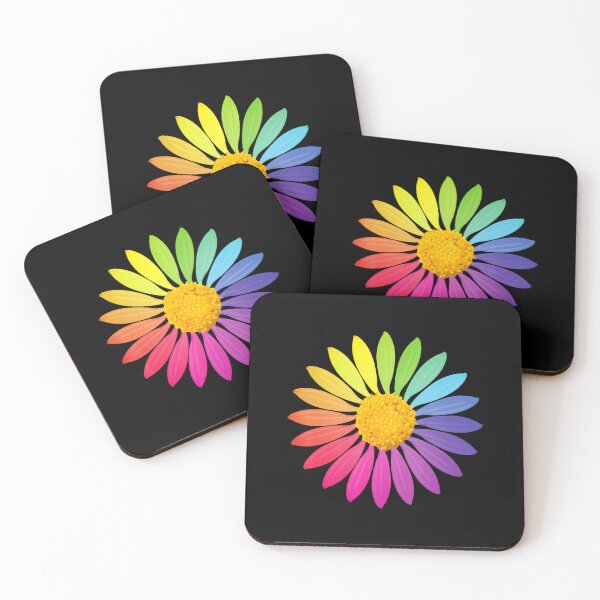Item preview, Rainbow Flower Roygbiv Colorful Garden Rainbow designed and sold by CleoRoseanna.