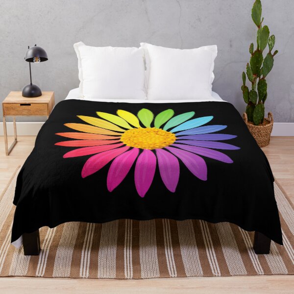 Item preview, Rainbow Flower Roygbiv Colorful Garden Rainbow designed and sold by CleoRoseanna.