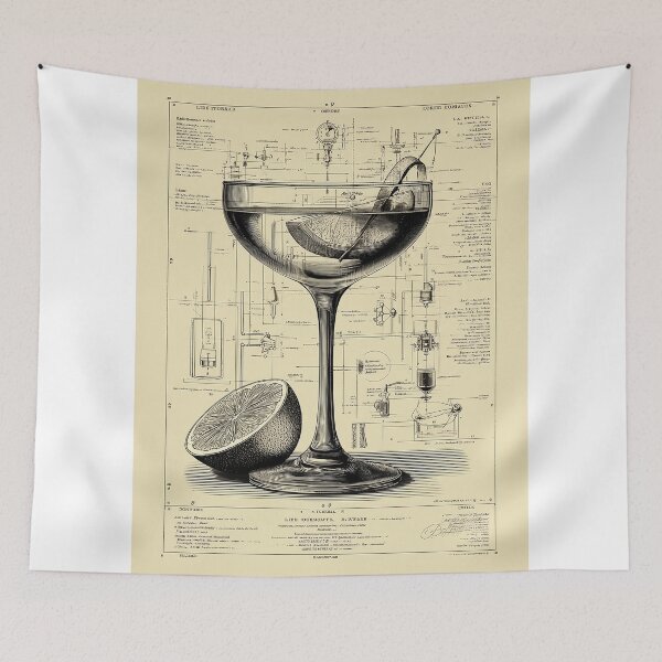 Item preview, Cocktail Diagram with Citrus Twist designed and sold by lautir.
