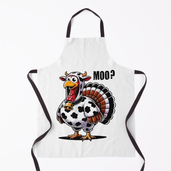 Item preview, Festive Holiday 90s Cow Funny Thanksgiving Turkey Day Moo designed and sold by rebeccathanuos.