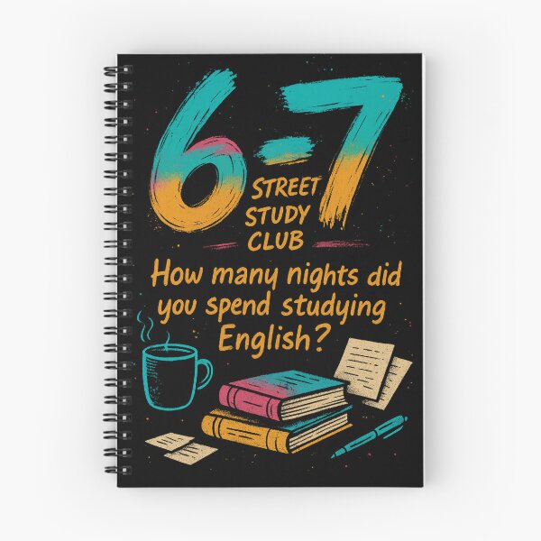 Item preview, 6-7 Street Study Club Shirt – Funny English Study Meme Tee for Students, Learners & Teachers designed and sold by A&M.