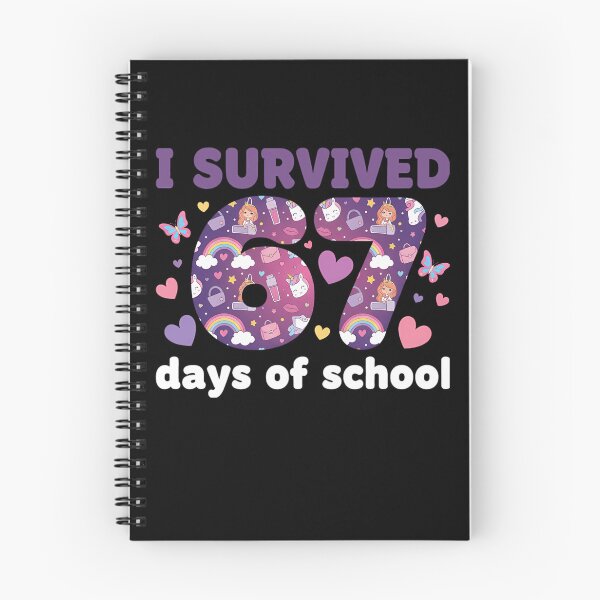 Item preview, School Survived Days of Funny Meme 67 67 Teacher Student Classic I designed and sold by SteveSaccoro.