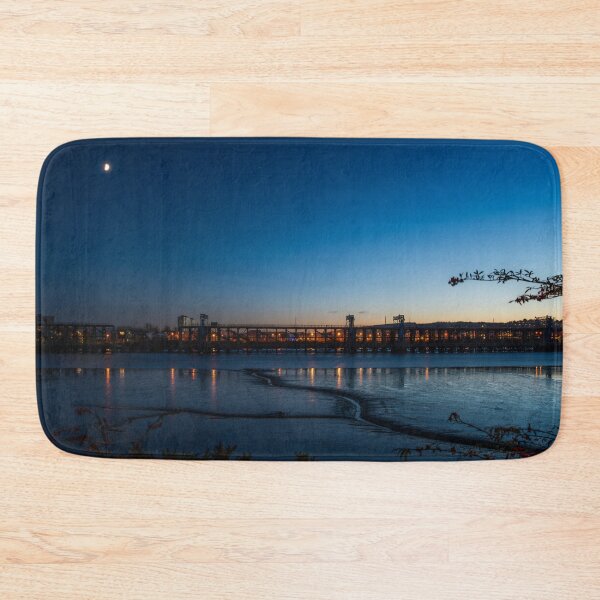 Item preview, Moonlit View of Dunston Staiths Over River Tyne designed and sold by axp7884.