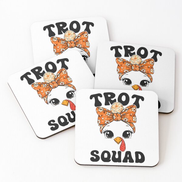 Item preview, 80s Cute Trot Squad Gobble Fall Thanksgiving Happy designed and sold by CalvinVanAuken.