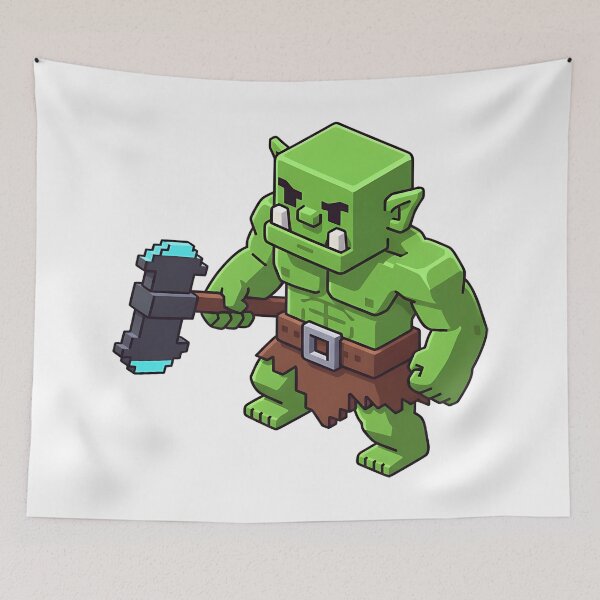 Item preview, Voxel Orc designed and sold by SARMINTOLP.