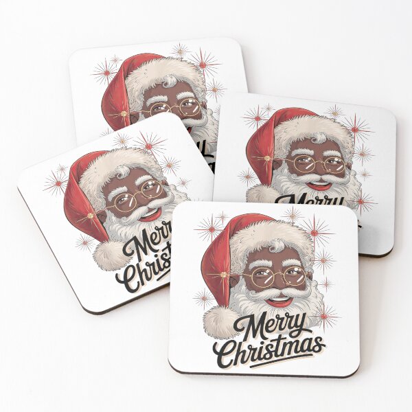 Item preview, Smiling Black Santa Claus Merry Christmas Festive Diversity Design designed and sold by Serene woods.