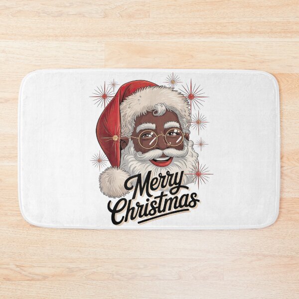 Item preview, Smiling Black Santa Claus Merry Christmas Festive Diversity Design designed and sold by Serene woods.